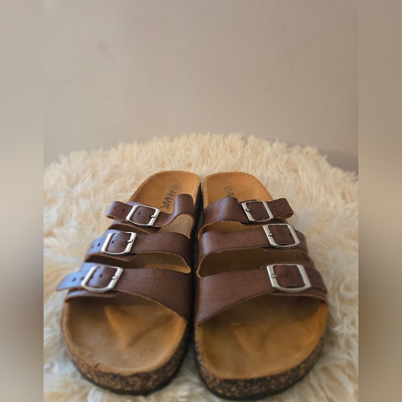 Anna Glory Women's Casual Buckle Strap Sandal Flip Flop Platform Footbed Sz 7.5 - Picture 8 of 10